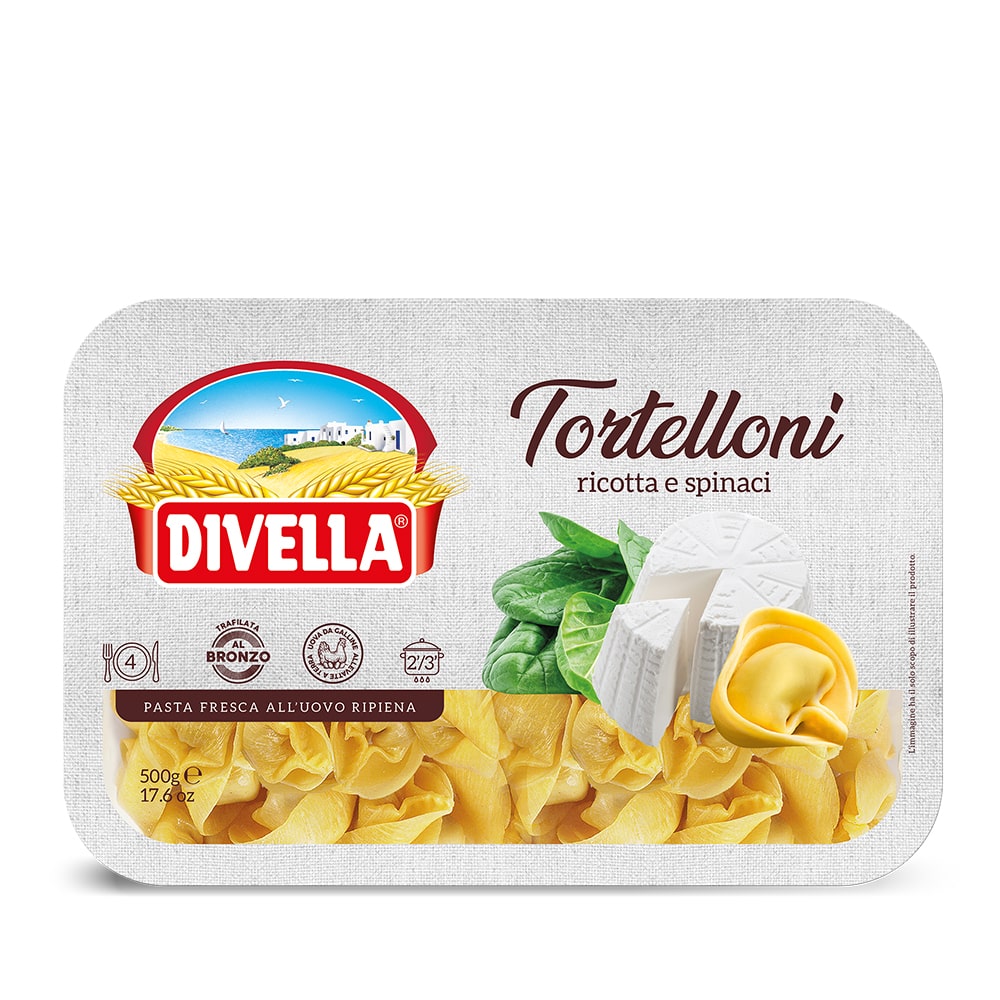 Bronze Extruded Tortelloni with Ricotta & Spinach 500g