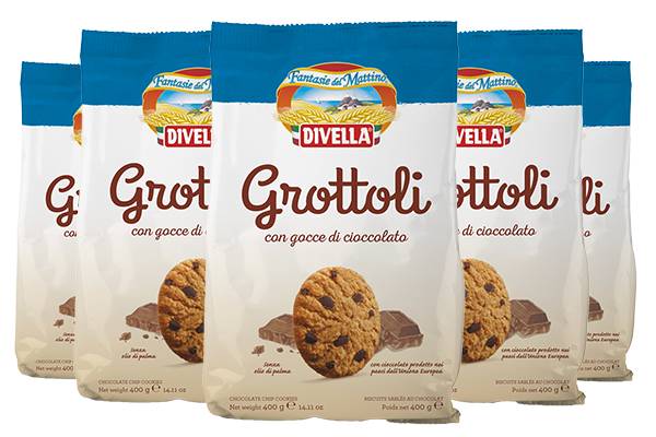 Grottoli chocolate chip cookies - Divella