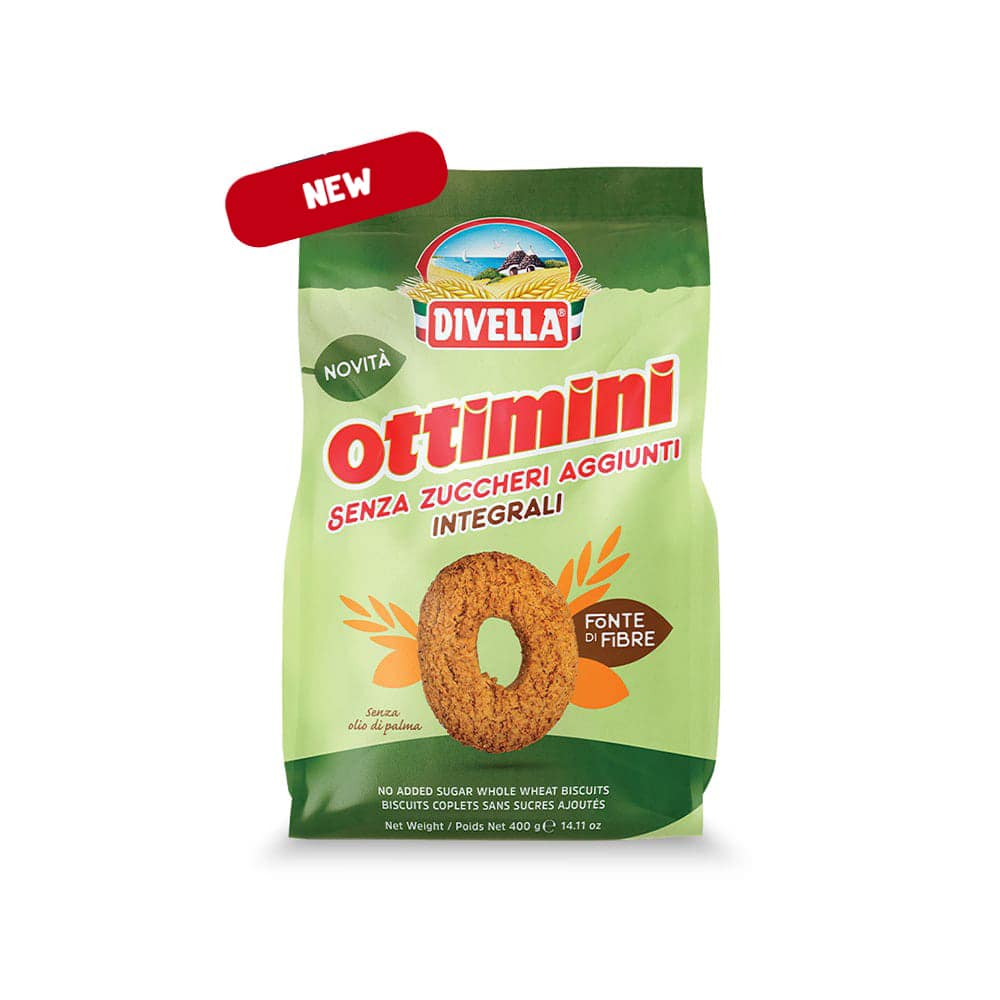Wholemeal Ottimini without added sugar